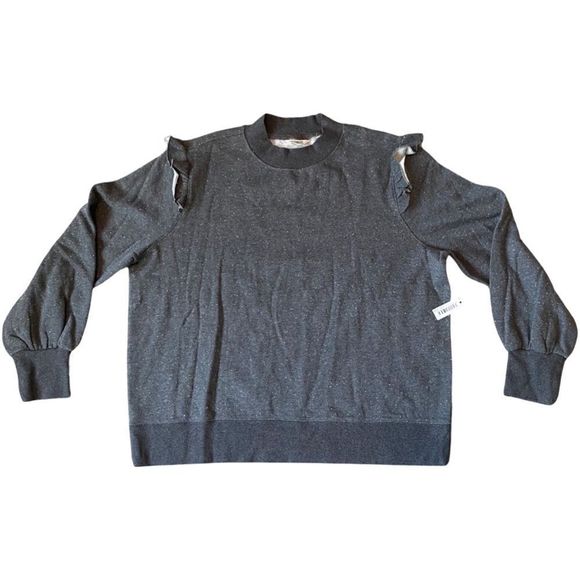 NWT Woman’s Goodthreads Crew Neck Sweater Size XXL Gray - Picture 1 of 3